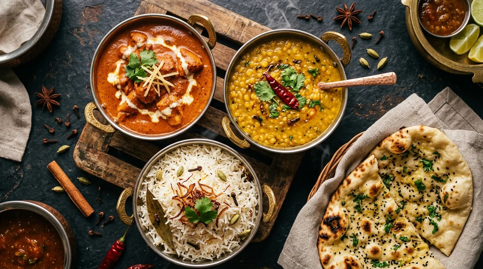 Shriramji Indian Cuisine traditional setup